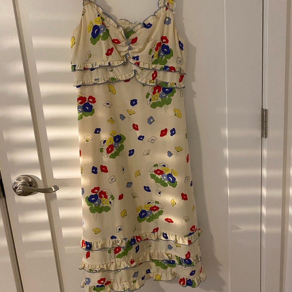 Vintage Anthropologie silk dress